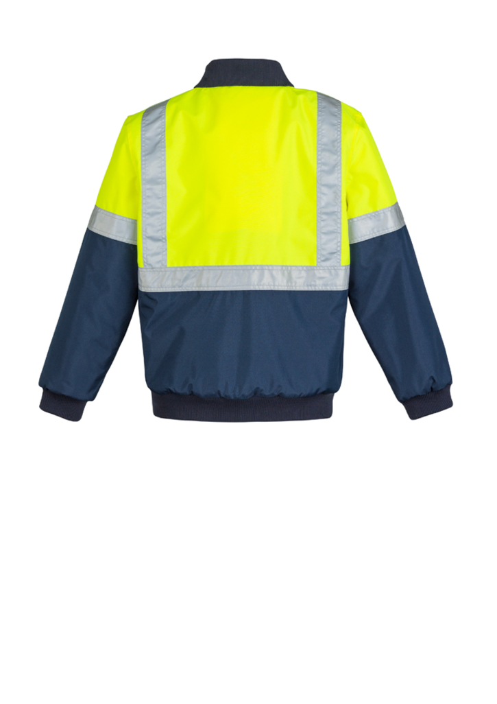 Syzmik Quilted Flying Jacket Hi Vis Men's - Image 6