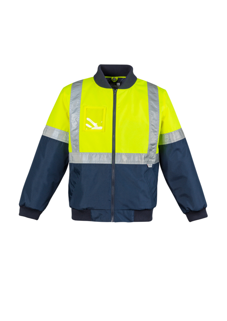 Syzmik Quilted Flying Jacket Hi Vis Men's - Image 5