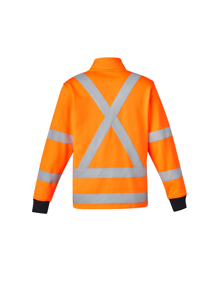 Syzmik Unisex Soft Shell Jacket Hi Vis 2 in 1 X Back - Image 2
