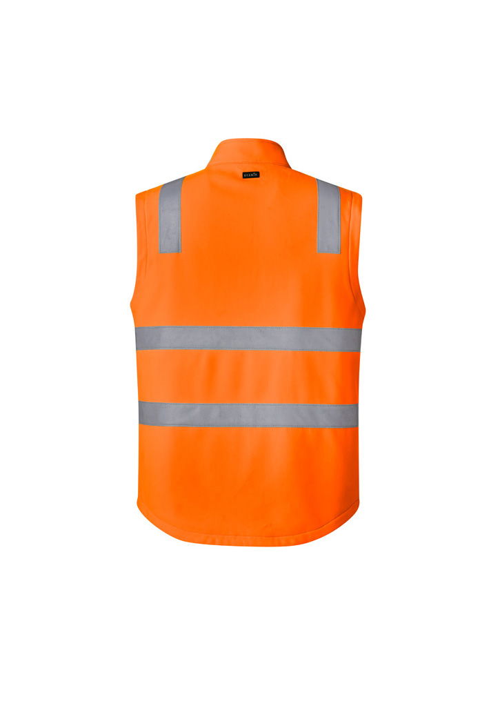 Syzmik Unisex Hi Vis Softshell Vest with Pockets - Image 2