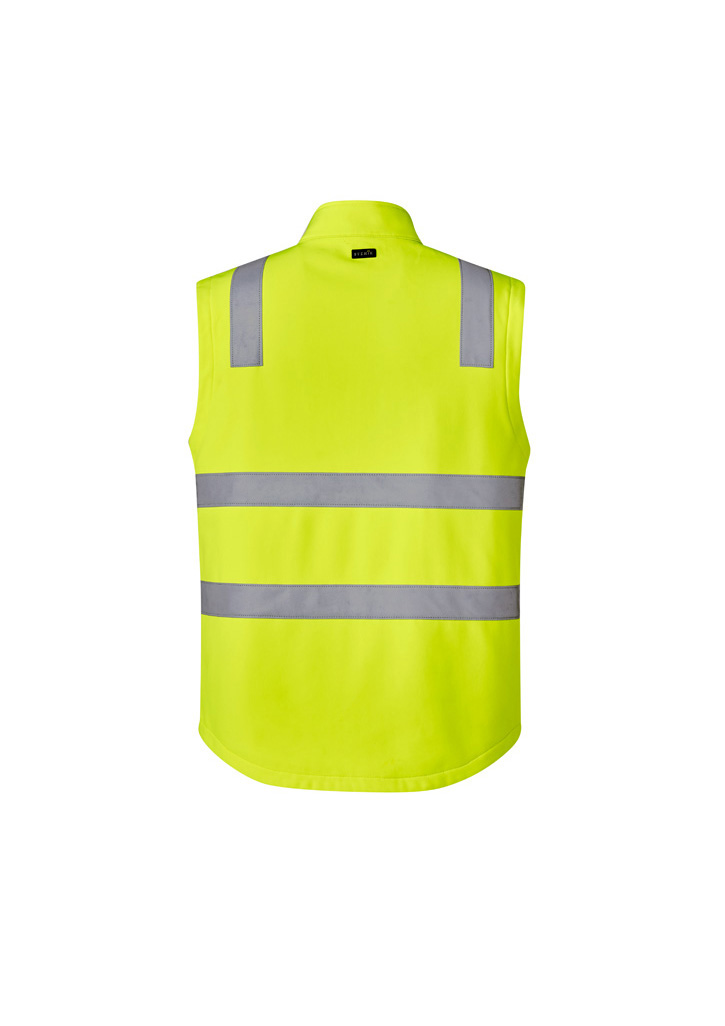Syzmik Unisex Hi Vis Softshell Vest with Pockets - Image 4