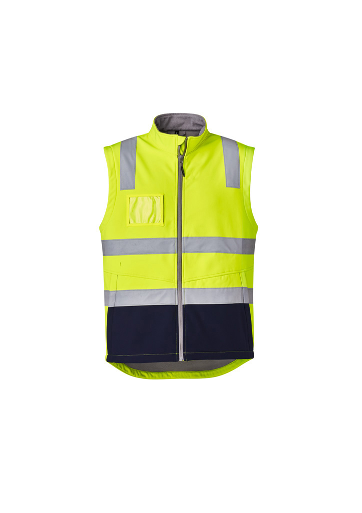 Syzmik Unisex Hi Vis Softshell Vest with Pockets - Image 3