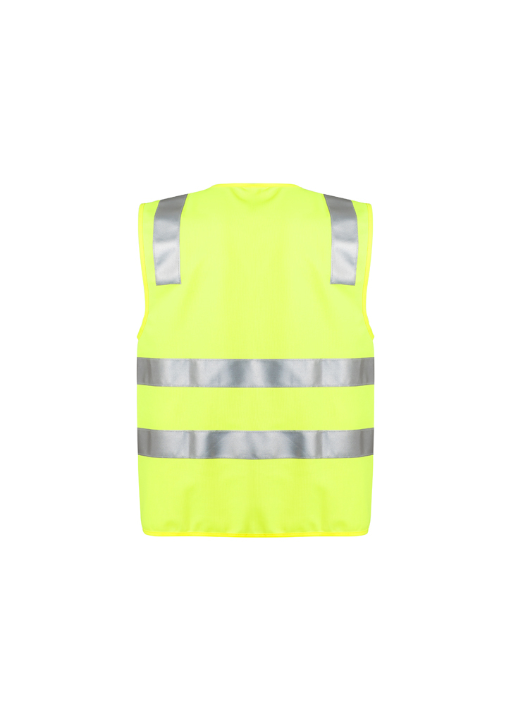 Syzmik Unisex Full Zip Vest Hi Vis Orange or Yellow - Image 4