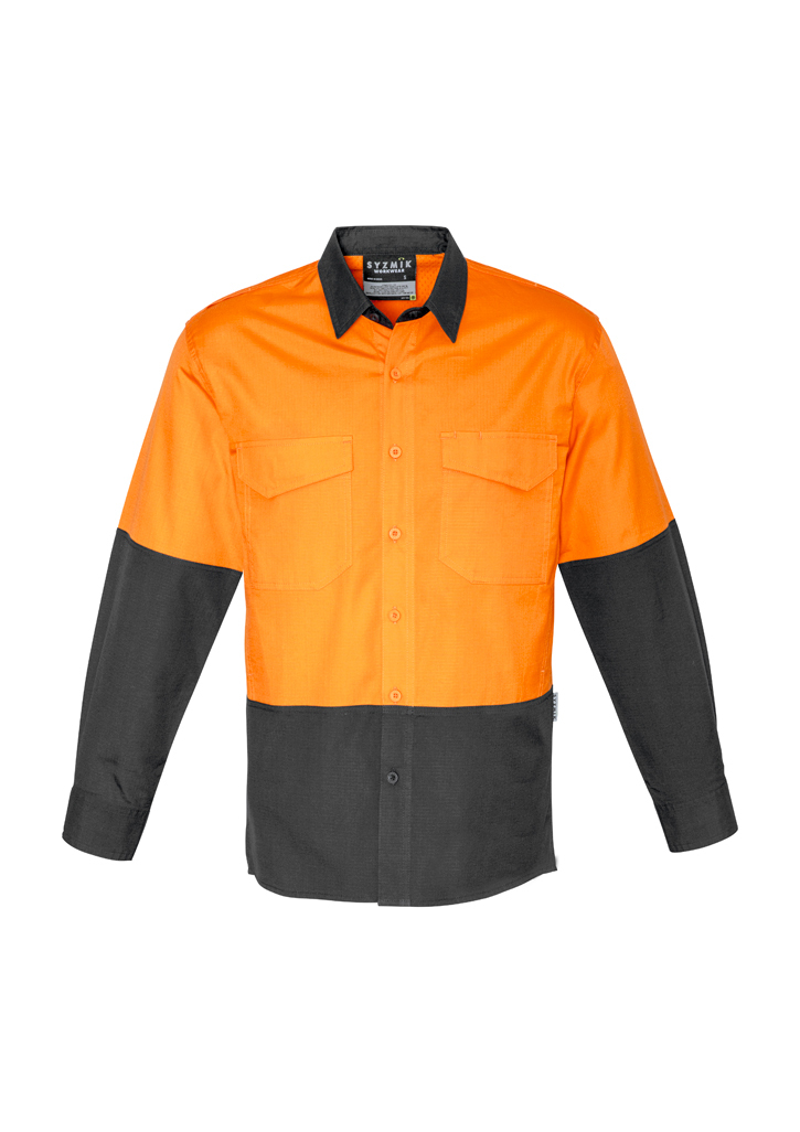 Syzmik Rugged Cooling Spliced Shirt Hi Vis Men's - Image 3