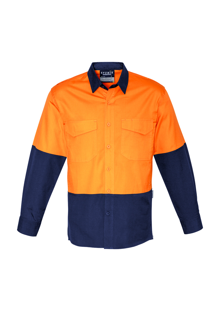 Syzmik Rugged Cooling Spliced Shirt Hi Vis Men's - Image 7