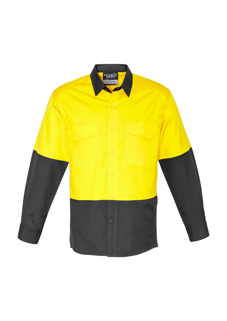 Syzmik Rugged Cooling Spliced Shirt Hi Vis Men's - Image 5