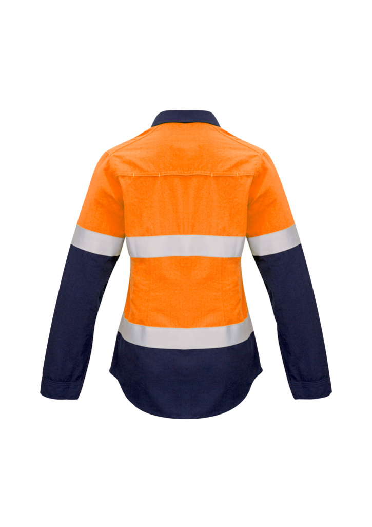 Syzmik Women's FR Closed Front Hooped Taped Spliced Shirt - Image 4