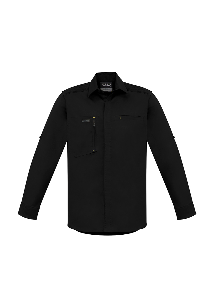 Syzmik Men's Streetworx L/S Stretch Shirt - Image 6