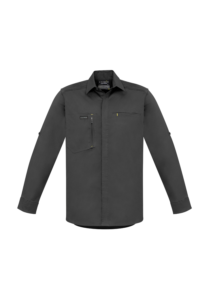 Syzmik Men's Streetworx L/S Stretch Shirt - Image 8