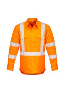 Syzmik Men’s Hi Vis X Back Taped Shirt