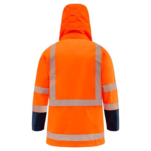 Bison Extreme Jacket H20 30,000 D/N Orange/Navy TTMC - Image 2