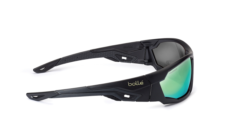 Bolle Polarised Mercuro Flash Green Safety Sunglasses - Image 2