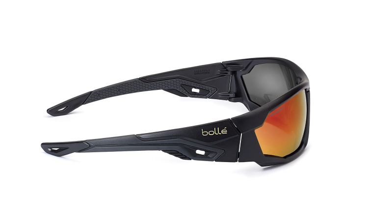 Bolle Mercuro Polarised Flash Red Safety Sunglasses - Image 2