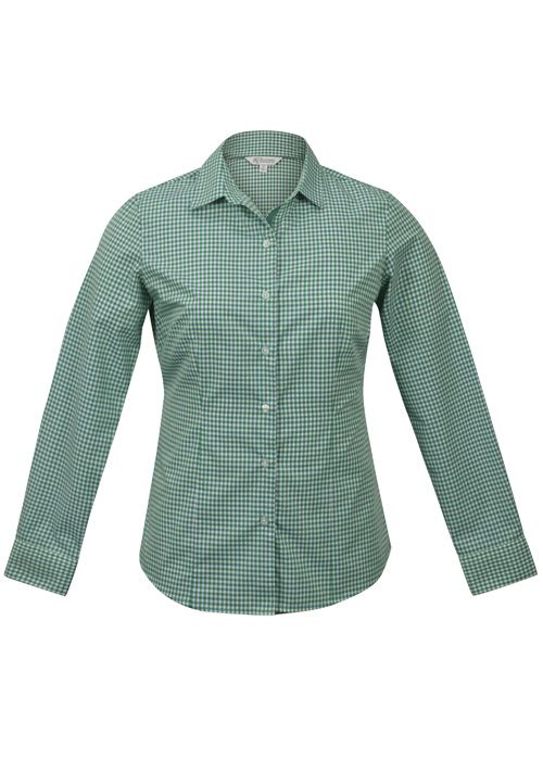 Shirt Ladies Epsom Long Sleeve Emerald