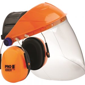 PRO Browguard, Clear Visor, Earmuff Combo