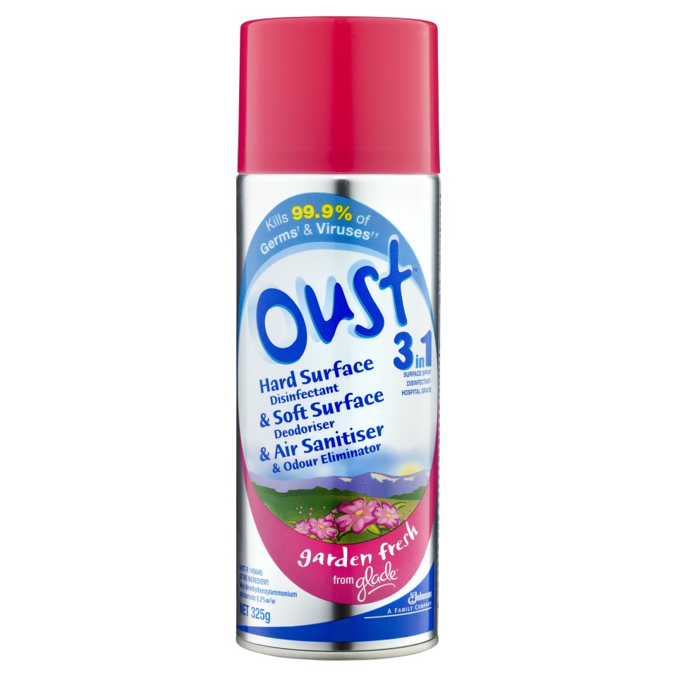 3 In 1 Spray Garden Fresh Oust 325g