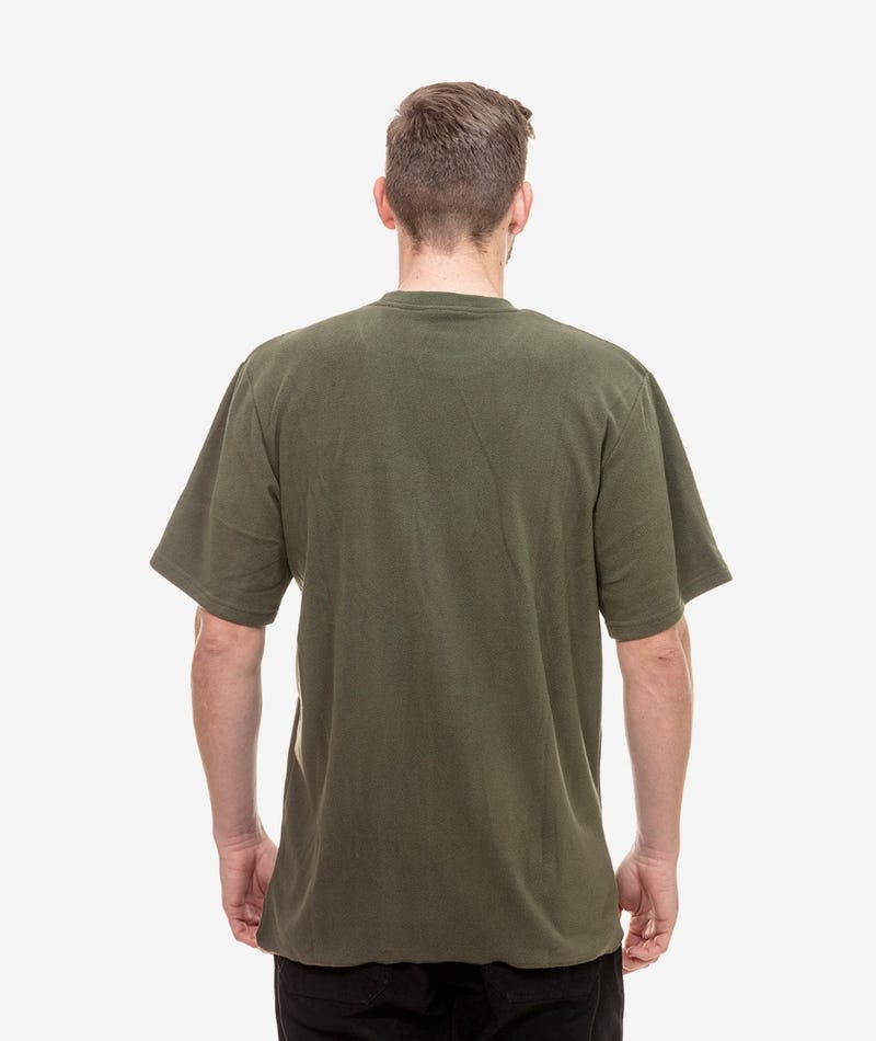 Swanndri Catlins Fleece Tee Men's in Olive - Image 2