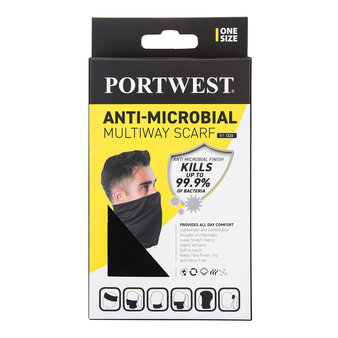 Anti-Microbial Multiway Scarf