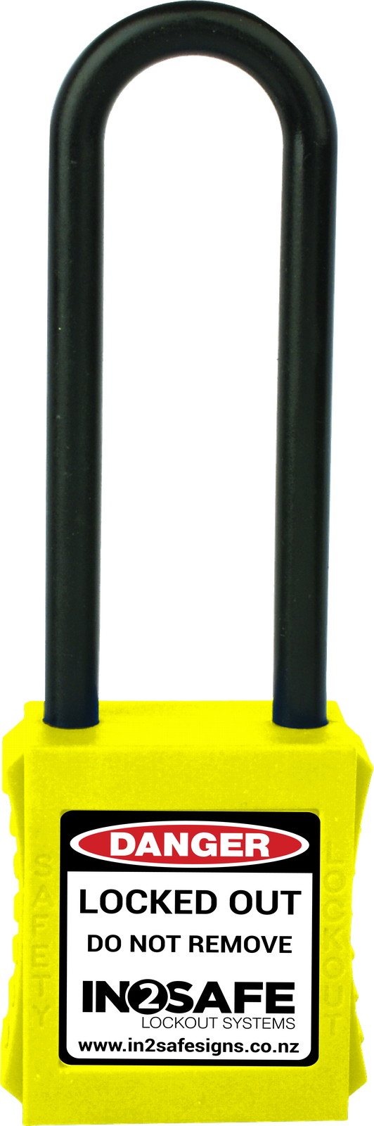 IN2SAFE Lockout Padlock - Long Nylon - Keyed Different - Image 2