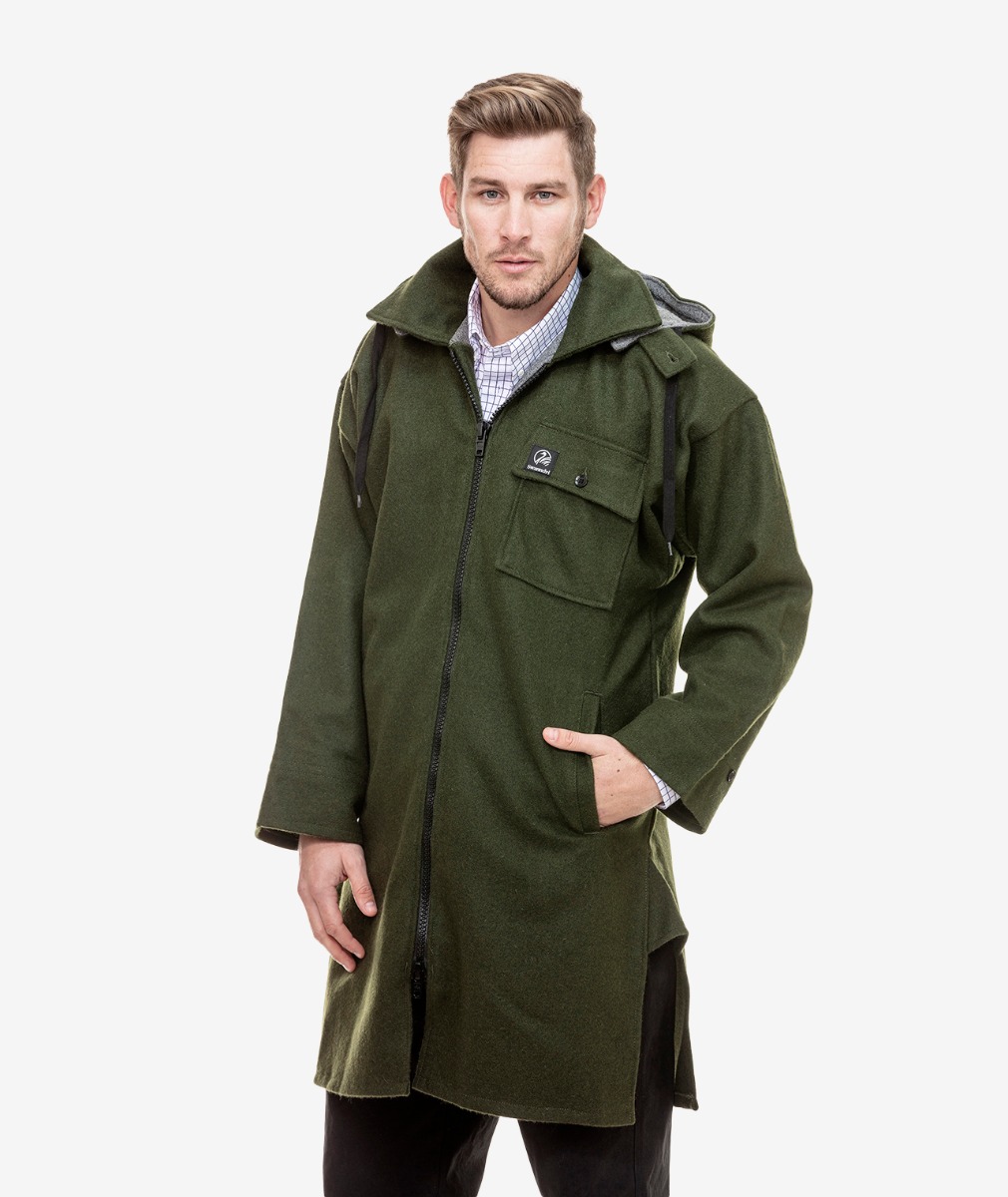 Swanndri Men's Mosgiel Wool Bushshirt Zip Front - Image 3