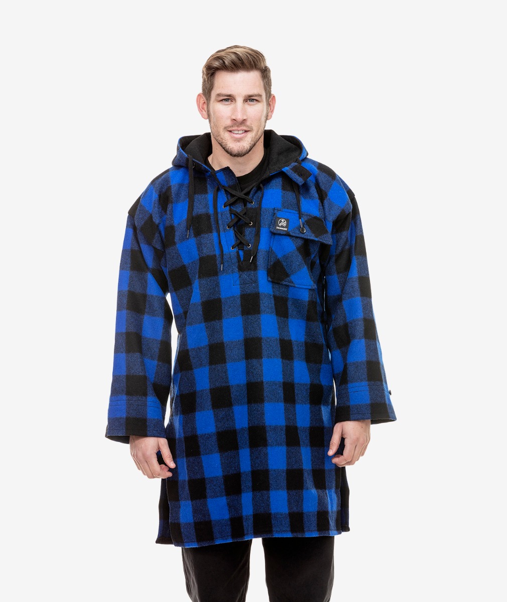 Swanndri Men's Original Wool Bushshirt Lace-up Front - Image 2