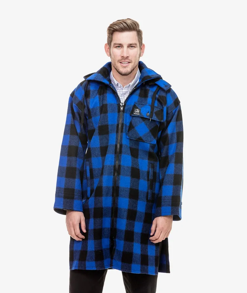 Swanndri Men's Mosgiel Wool Bushshirt Zip Front