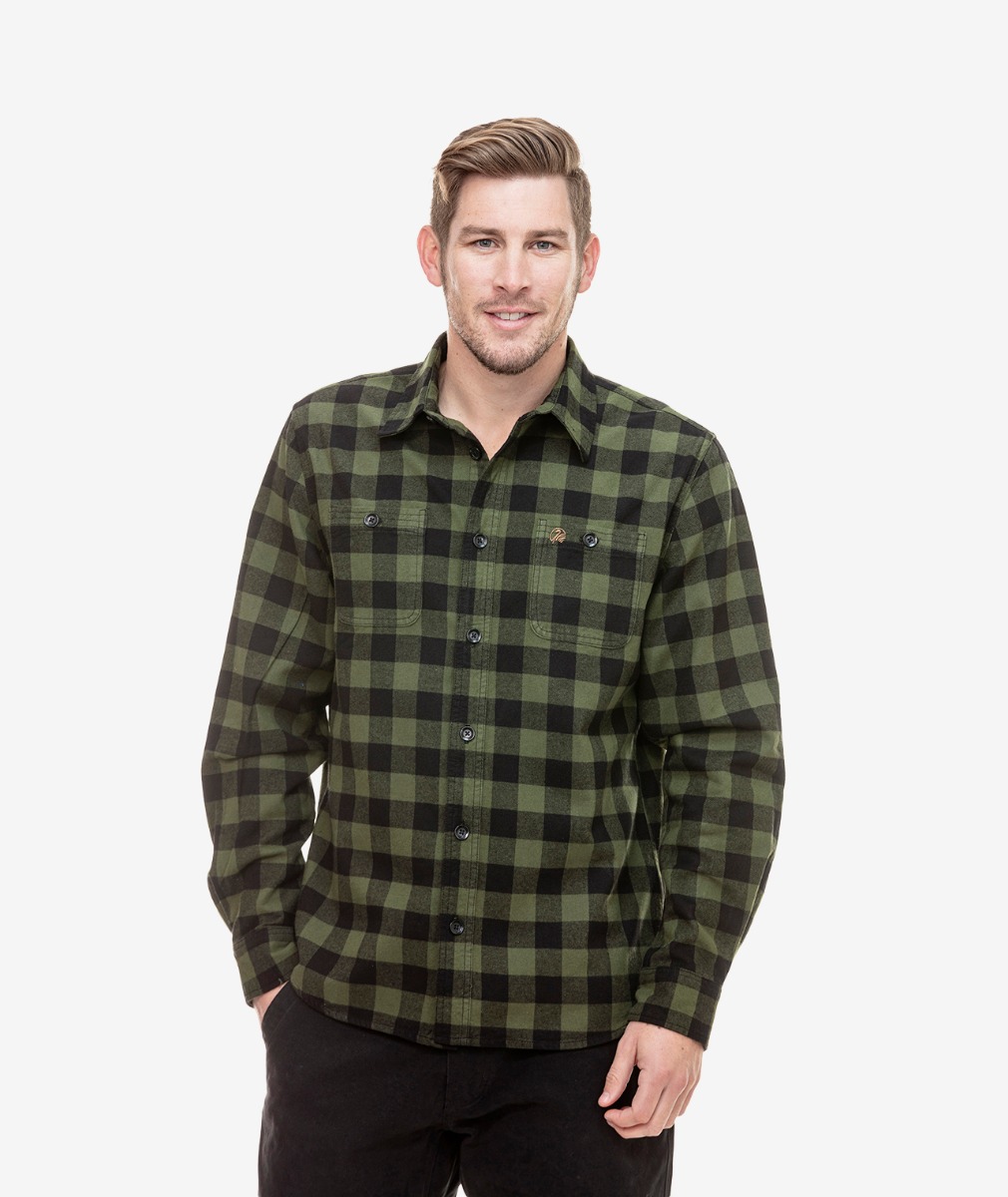 Swanndri Mens Marylebone Cotton Long/Sleeve - Image 6