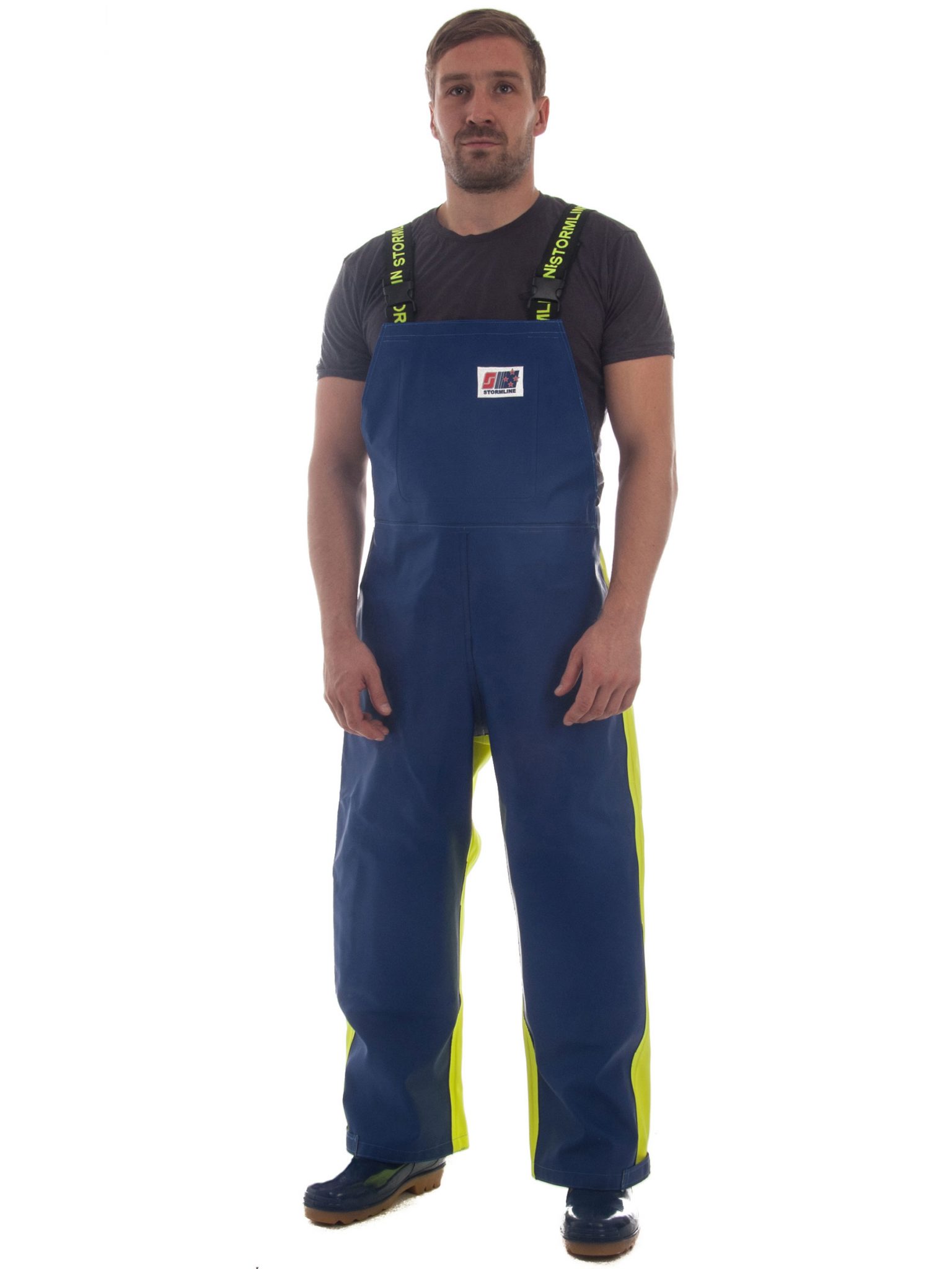Stormline Crew 654 Heavy Duty Waterproof Bib and Brace Pants - Image 3