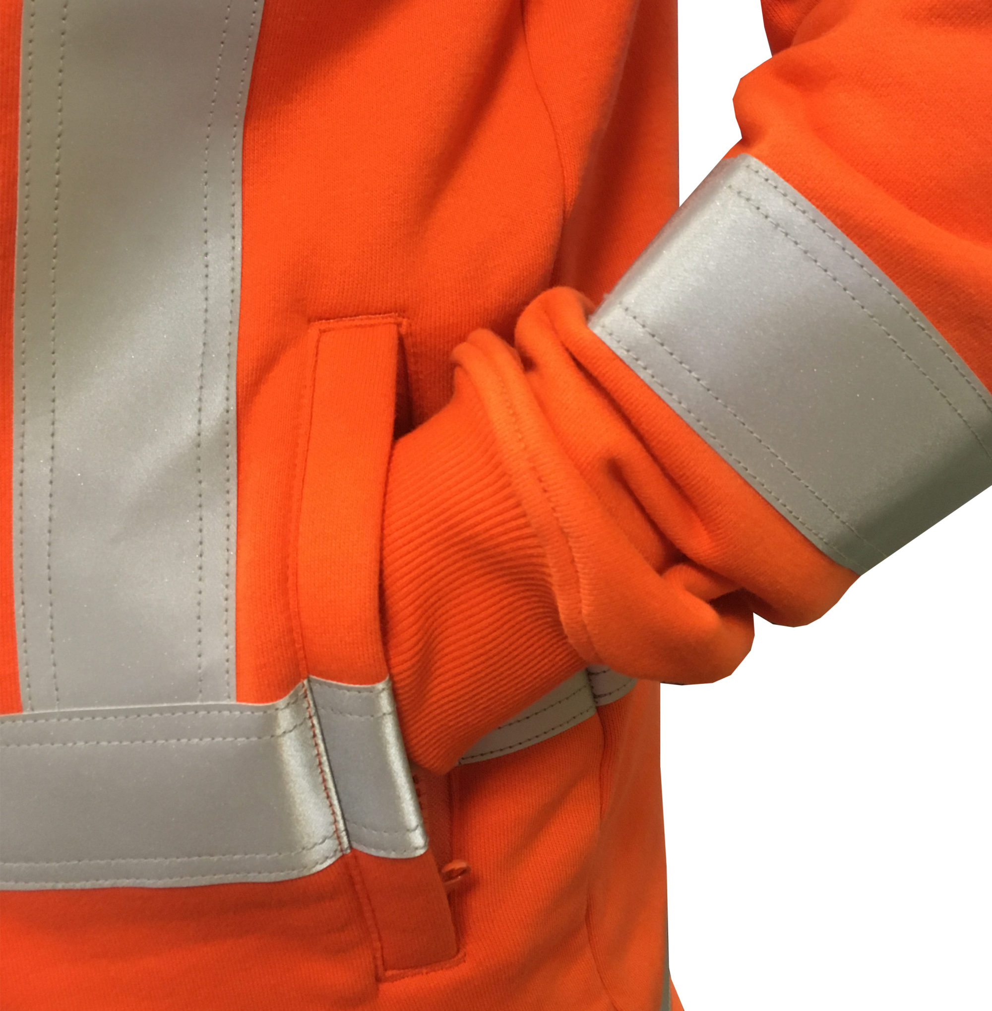 Safe-T-Tec Arcshield FR Hoodie Orange - Image 3
