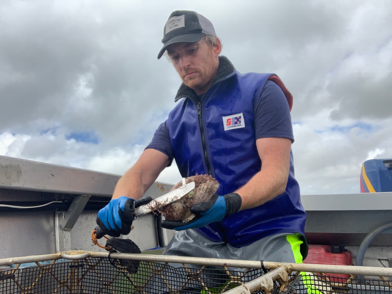 Stormline Bluff 985 Wet Weather Blue Vest - Image 2