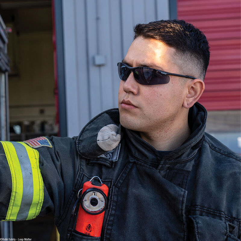 Bolle Contour BSSI Platinium ASAF Smoke Lens - Matt Black Temples