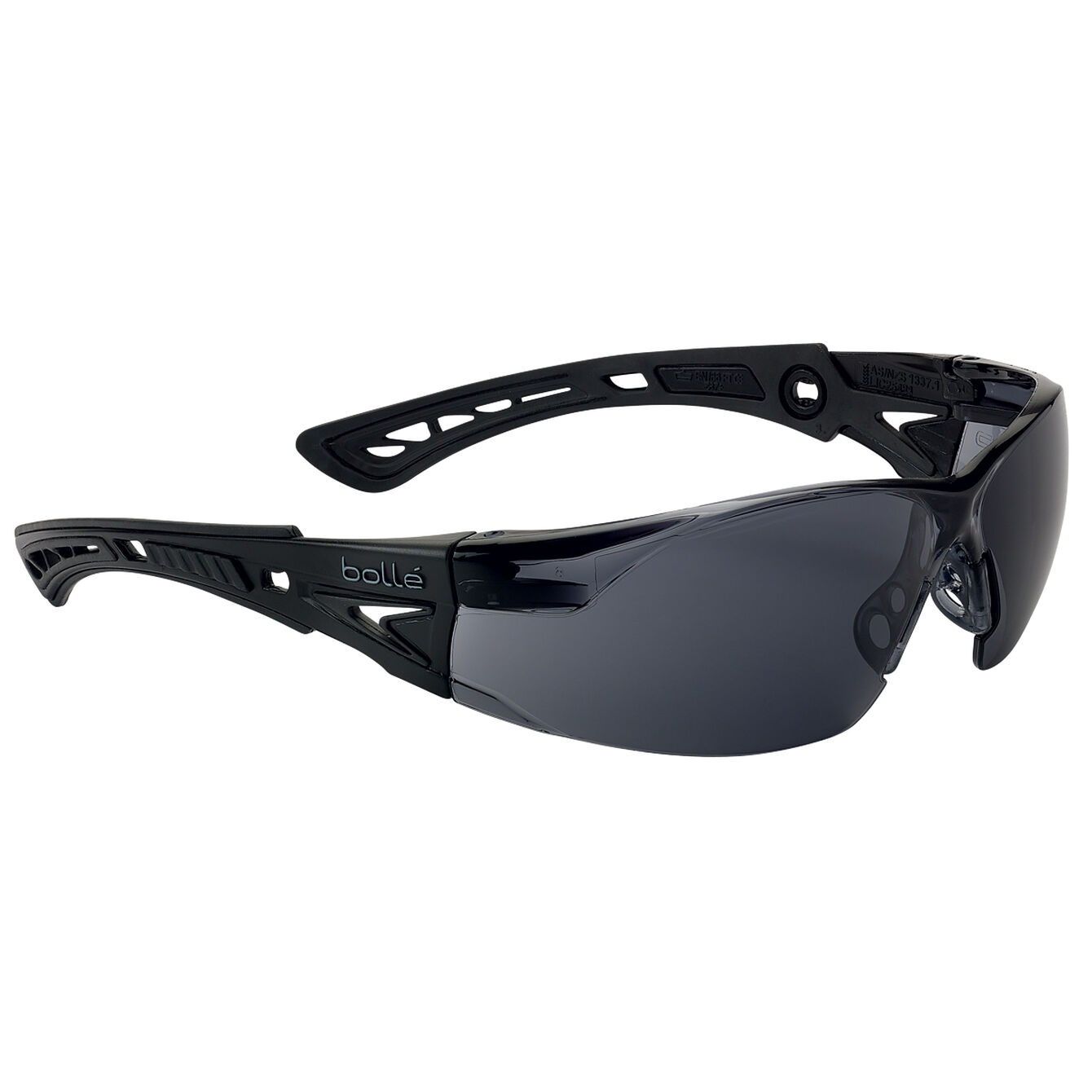 Bolle Rush+Small BSSI Platinium ASAF Smoke - Matt Black Temples - Image 2