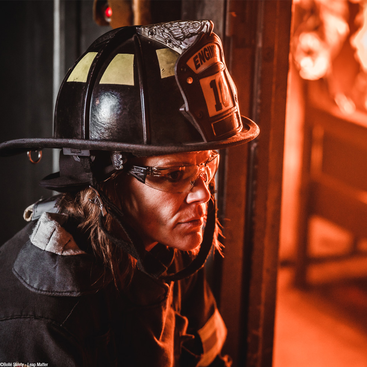 Bolle Rush+Small BSSI Platinium ASAF Clear - Matt Black Temples - Image 3