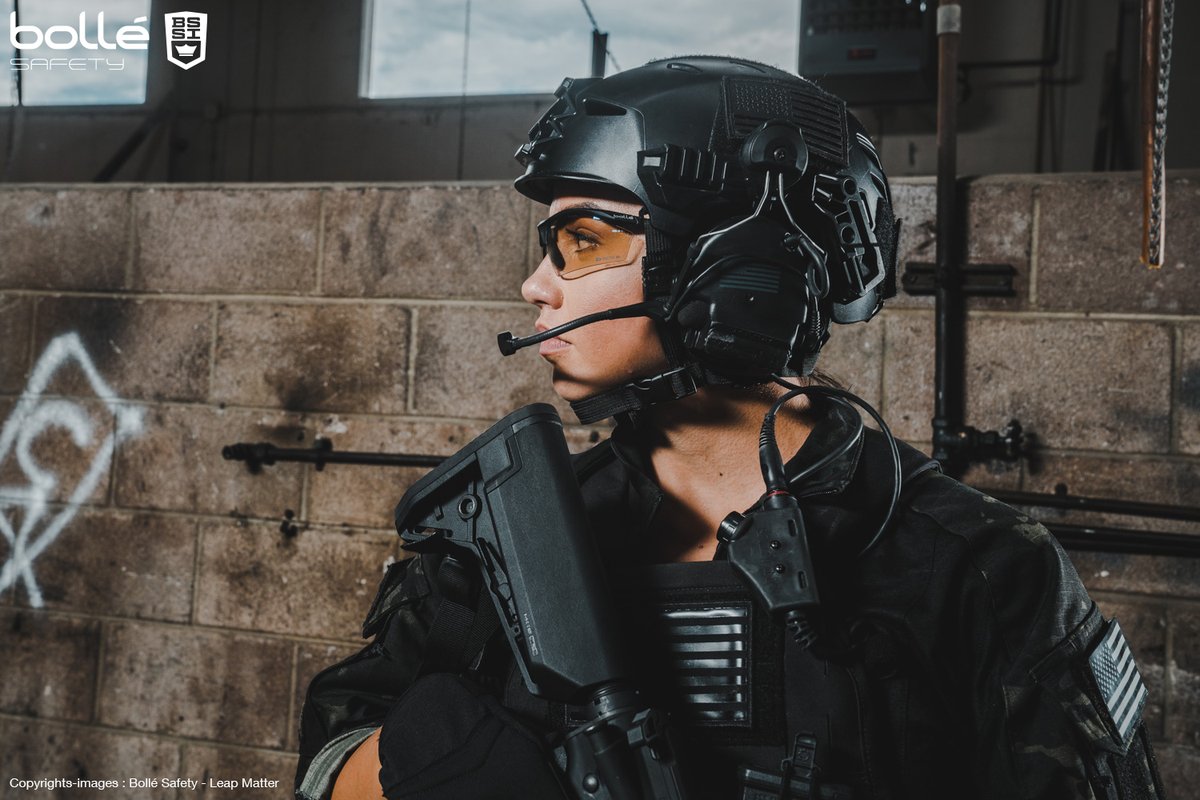 Bolle Sentinel Tactical Ballistic BSSI Platinium ASAF CSP Lens - Matt Black Temples - Image 4