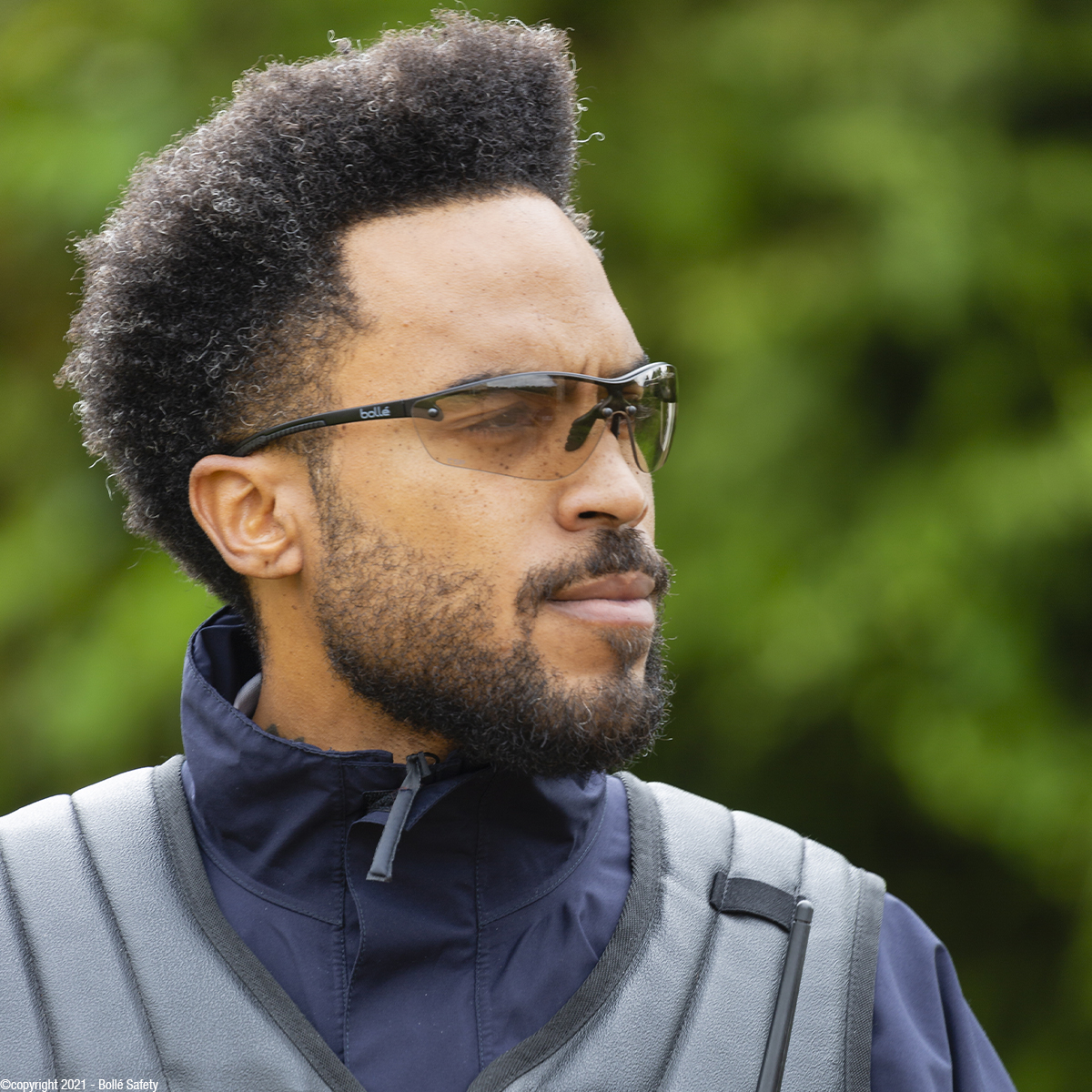 Bolle Silium+BSSI Platinium ASAF CSP Lens - Matt Black Temples