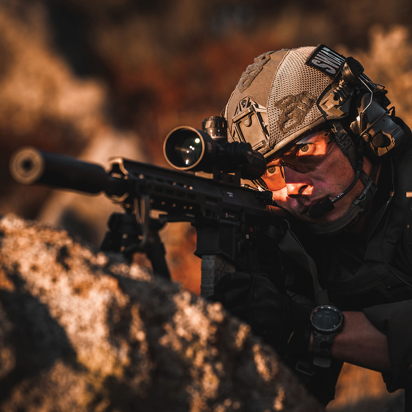 Bolle Silex+BSSI Platinium ASAF CSP Lens - Matt Black Temples - Image 4