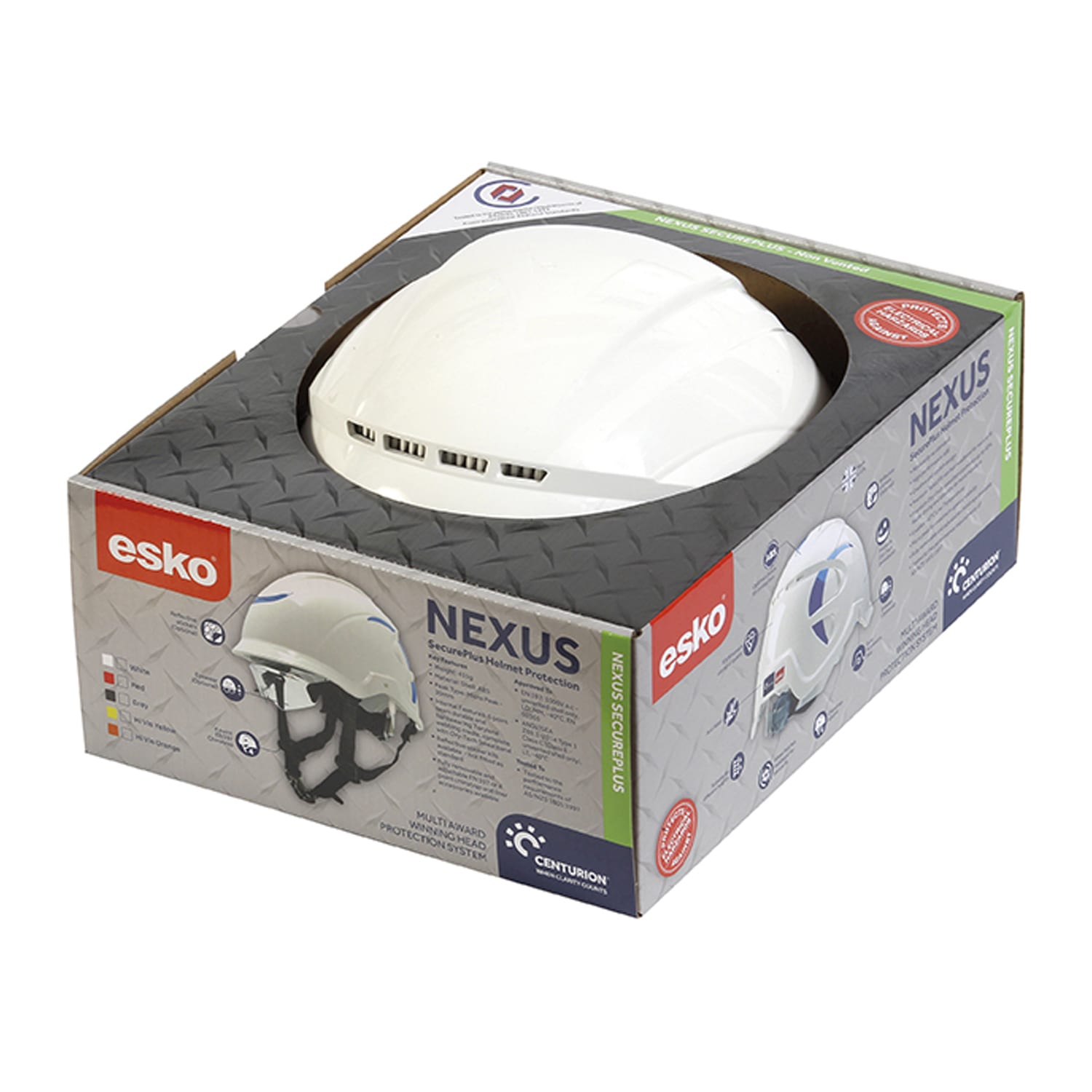 Esko Nexus SecurePlus Non-Vented Helmet - Image 8