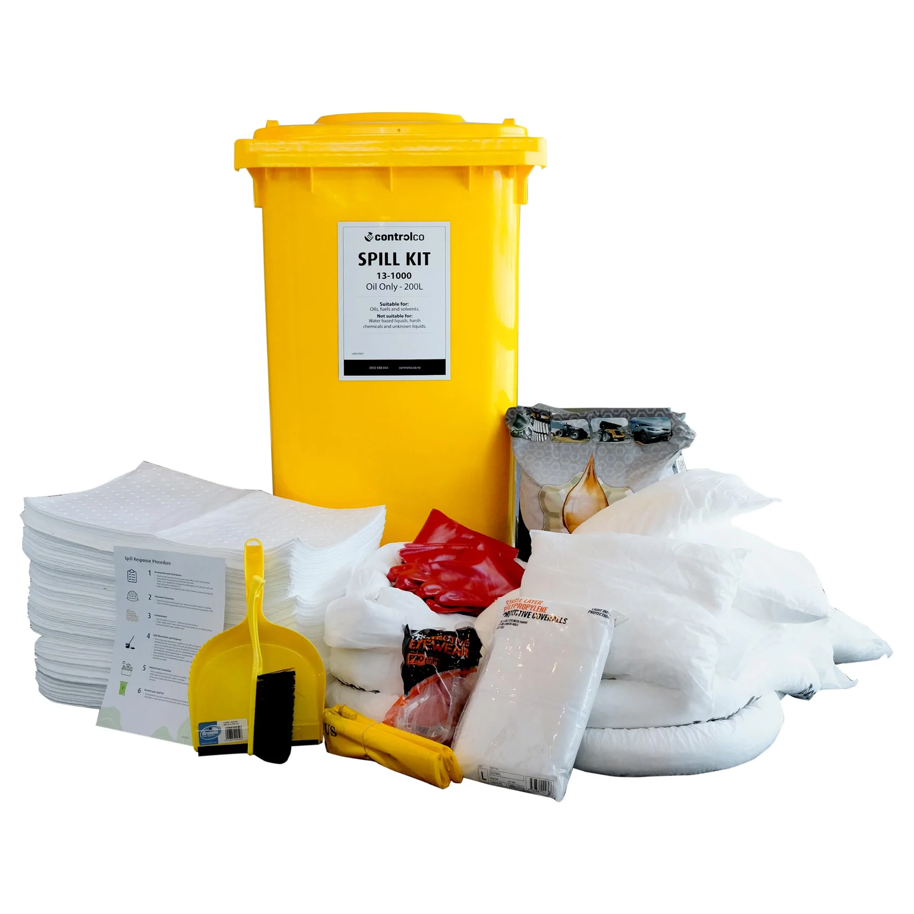 Controlco Mobile Spill Kit - Oil Only - 200L