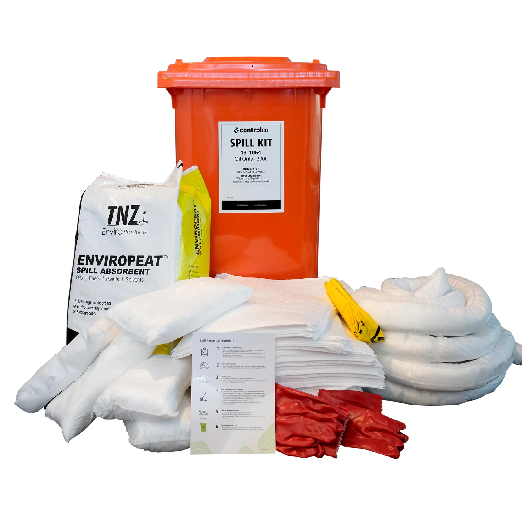 Controlco Economy Mobile Spill Kit - Oil Only - 200L