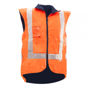 Safe-T-Tec Vest TTMC Essentials FR/Anti Static Reversible Orange S-8XL