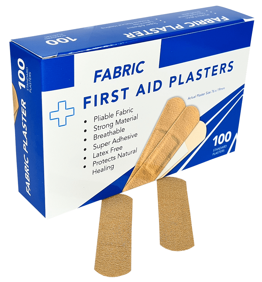Fabric Plasters Skin Coloured 72mmx19mm 100's