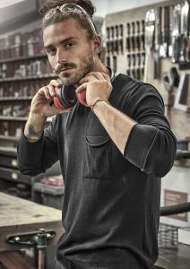 Syzmik Men’s Streetworx Heritage Pullover Navy, Black or Stone ZT830