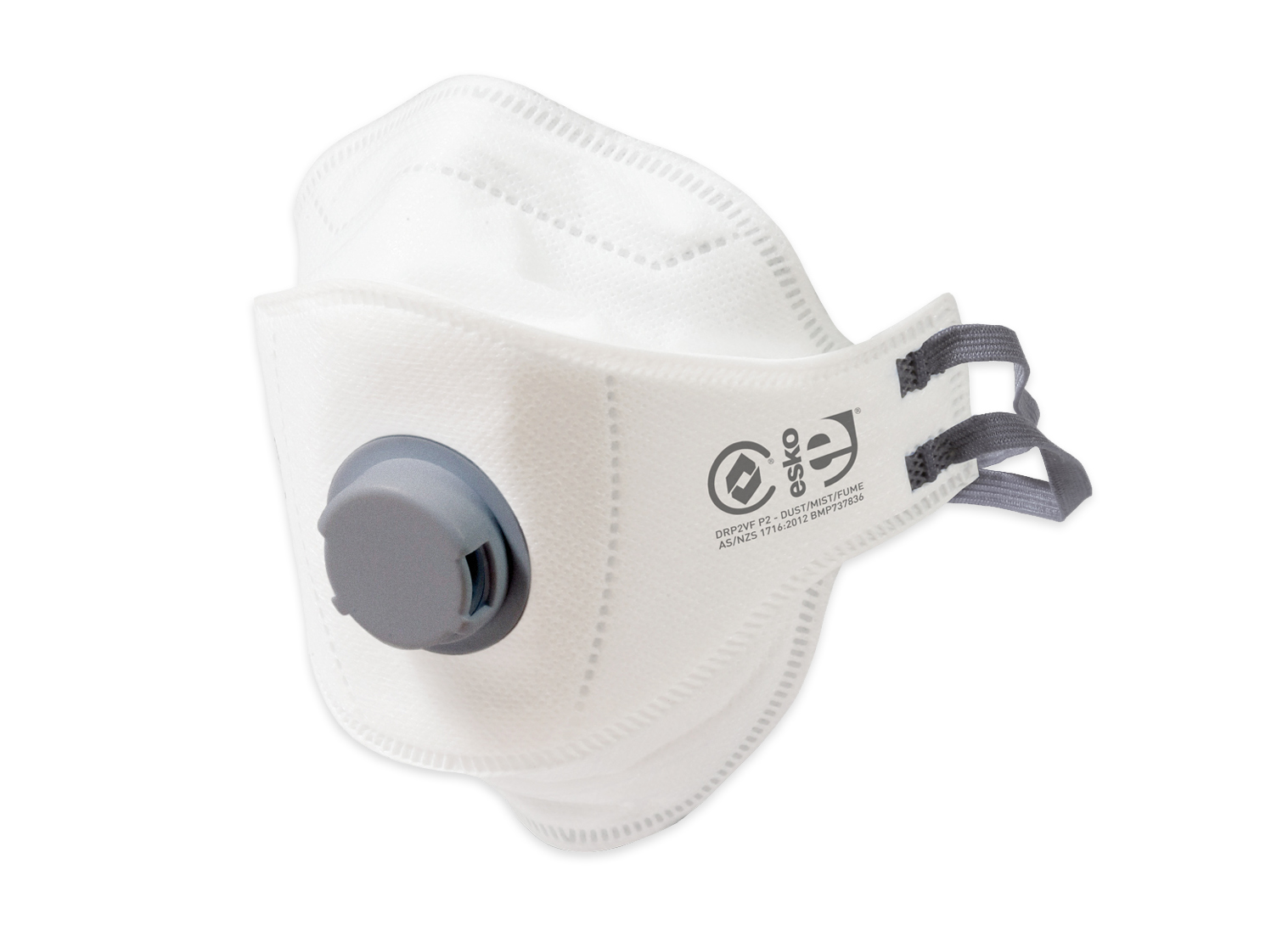 Esko Breathe Easy P2 Flat Fold Mask with Valve - Box(10) - Image 2