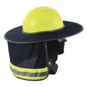 Esko Hard Hat Full Brim with Neckflap Sunshield Blue D/N
