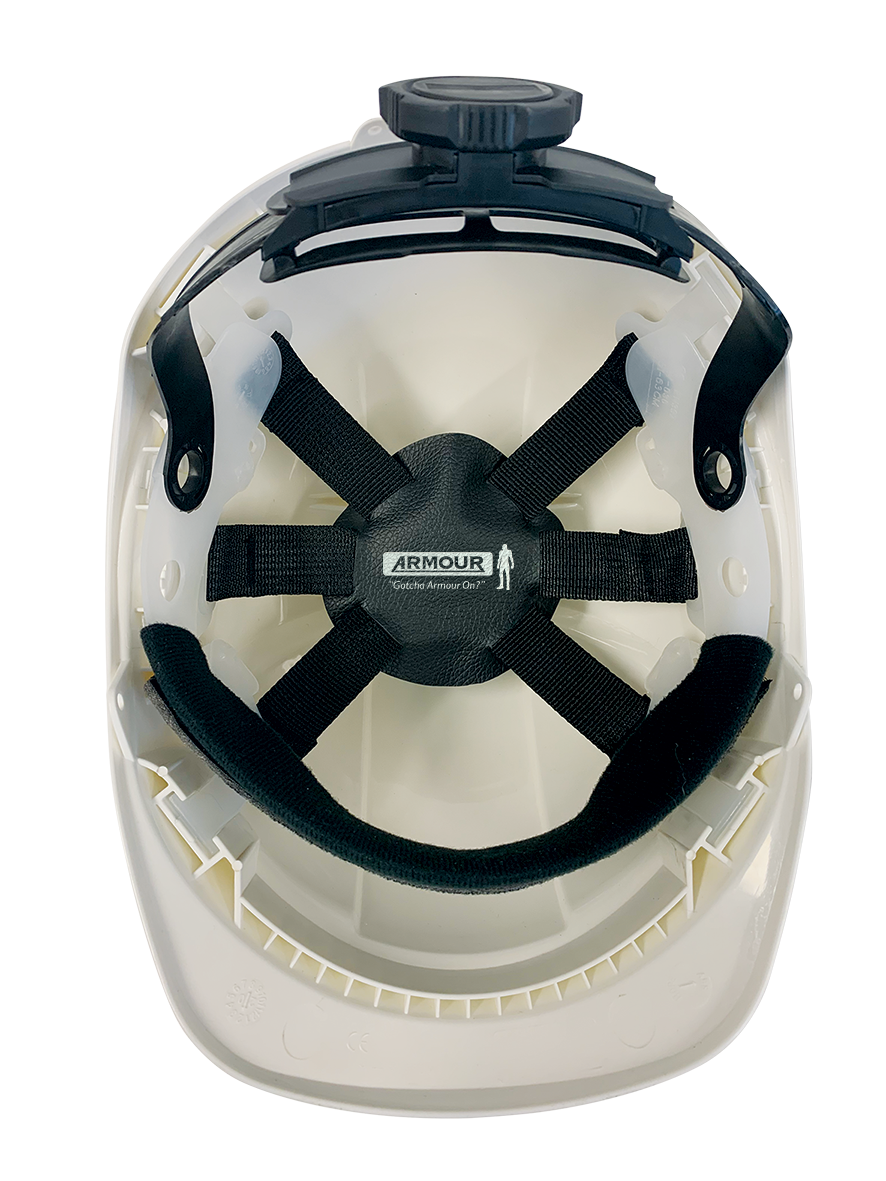 Armour Ratchet ABS Vented Hard Hat - Image 4