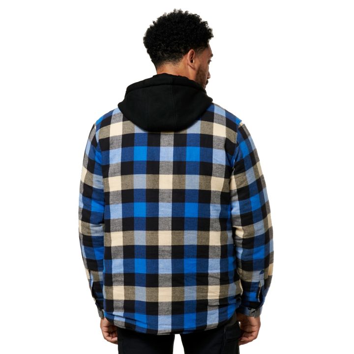 Hard Yakka Quilted Flannel Shacket - Y06690 - Image 2