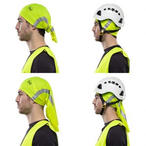 Original Buff: Fluoro Yellow Reflective Stripe