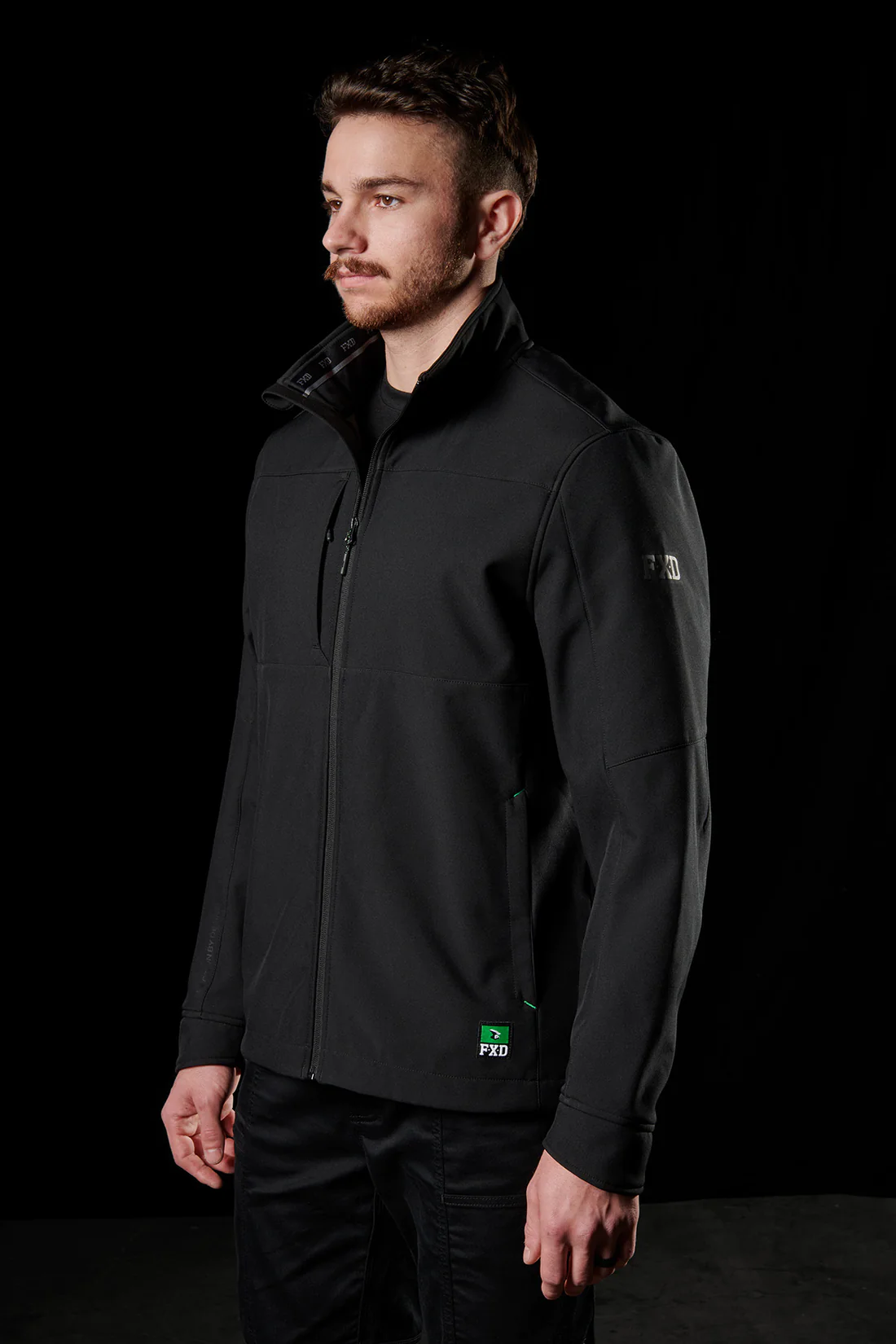 FXD Soft Shell Jacket WO.3 Navy or Black - Image 3