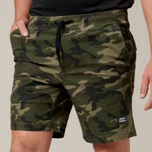 Hard Yakka Camo Active Shorts
