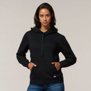 Hard Yakka Womens Gladiator Hoodie Black
